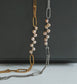 Rose Pearls Chain Necklace