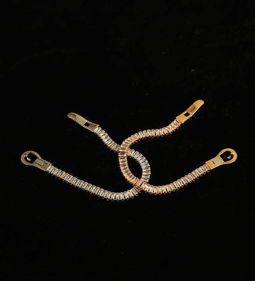 Belt Shaped Crystal Bracelet