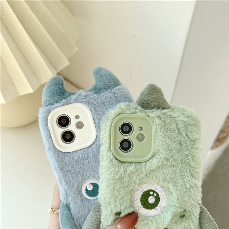 Soft Fluffy Monster Phone Case