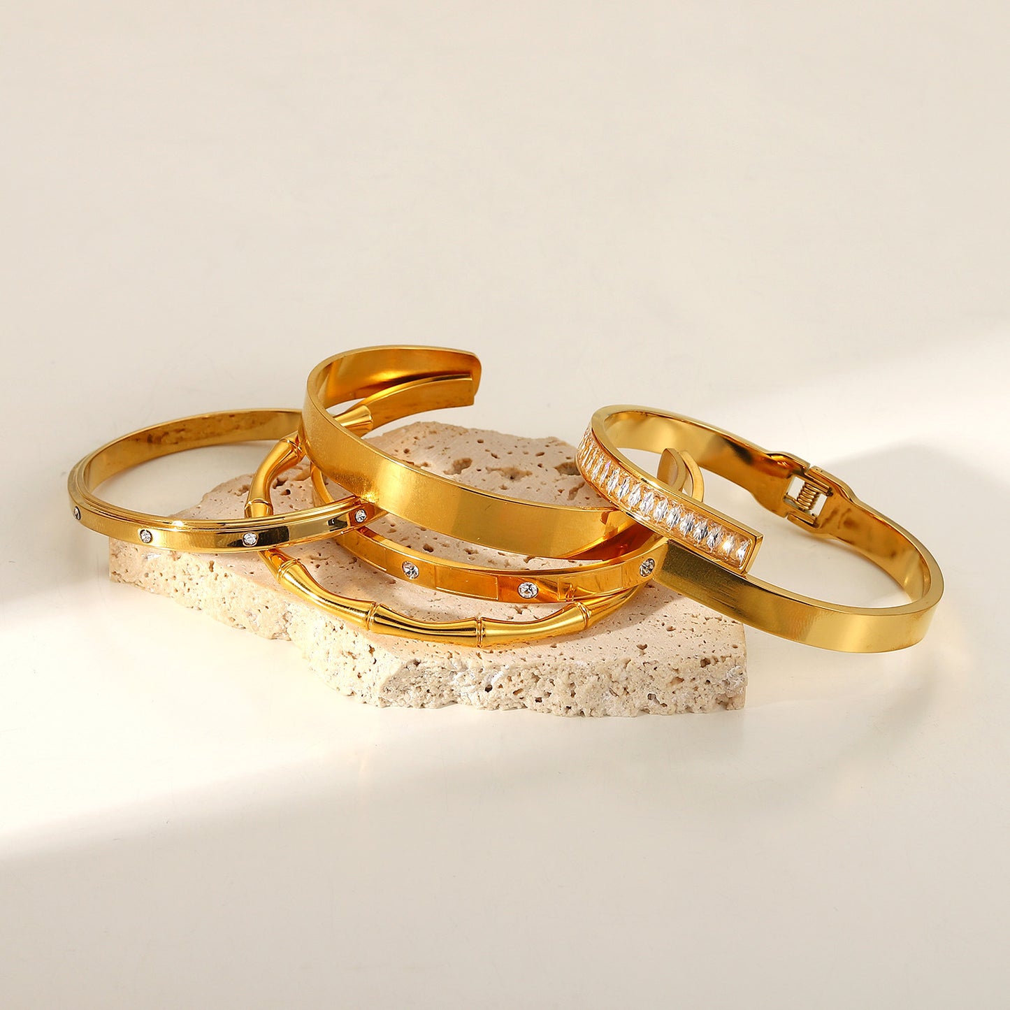 Classic Design 18K Gold-Plated Bracelet Variety