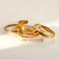 Classic Design 18K Gold-Plated Bracelet Variety