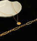 Sun Coin & Gold Chain Necklace Variety