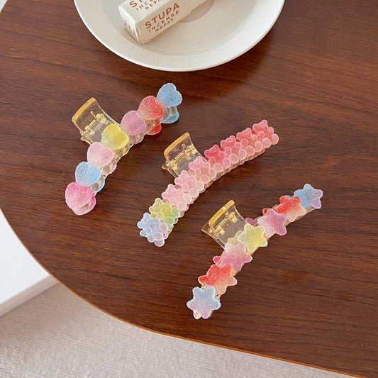 Ombre Gummy Candy Hair Claw