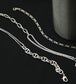 Hollow Silver Chain Bracelet Variety