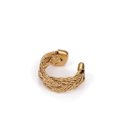 Nest & Snake Bone Gold Ring Variety