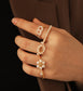 Assorted Gold Rings with Pearl Beads