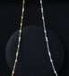 Pearl Stitching Design Titanium Steel Necklace