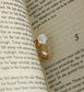 Classic White Rose Open Ring