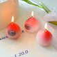 Pink Peach Decorative Candle