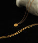 Sun Coin & Gold Chain Necklace Variety