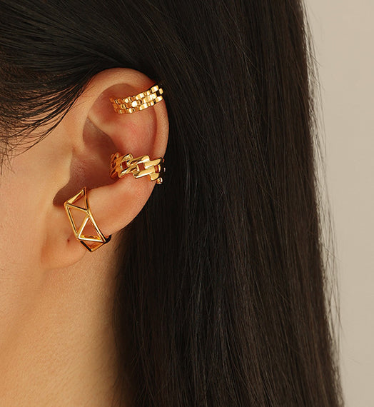 18K Gold Plated Ear Cuff Variety