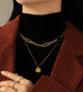 Sun Coin & Gold Chain Necklace Variety