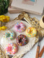 Rainbow Sprinkles Donuts Decorative Candle