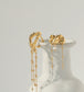 Pearl Tassel Gold Ear Cuff