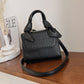 Croc Embossed Crossbody Bag with Knotted Handle